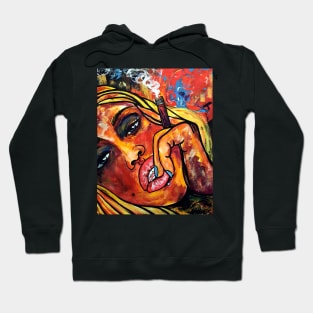 Smoking at the lounge 5 Hoodie